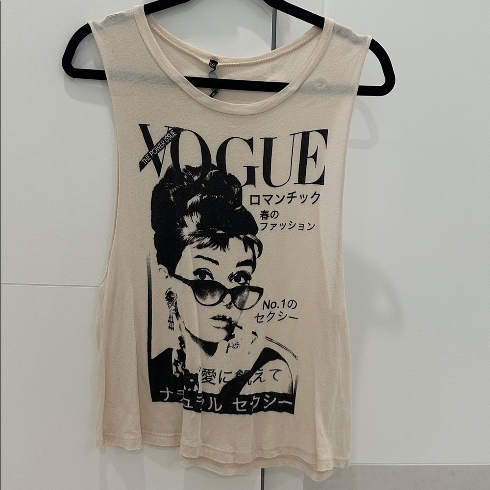 Love Culture Cream Sleeveless Top